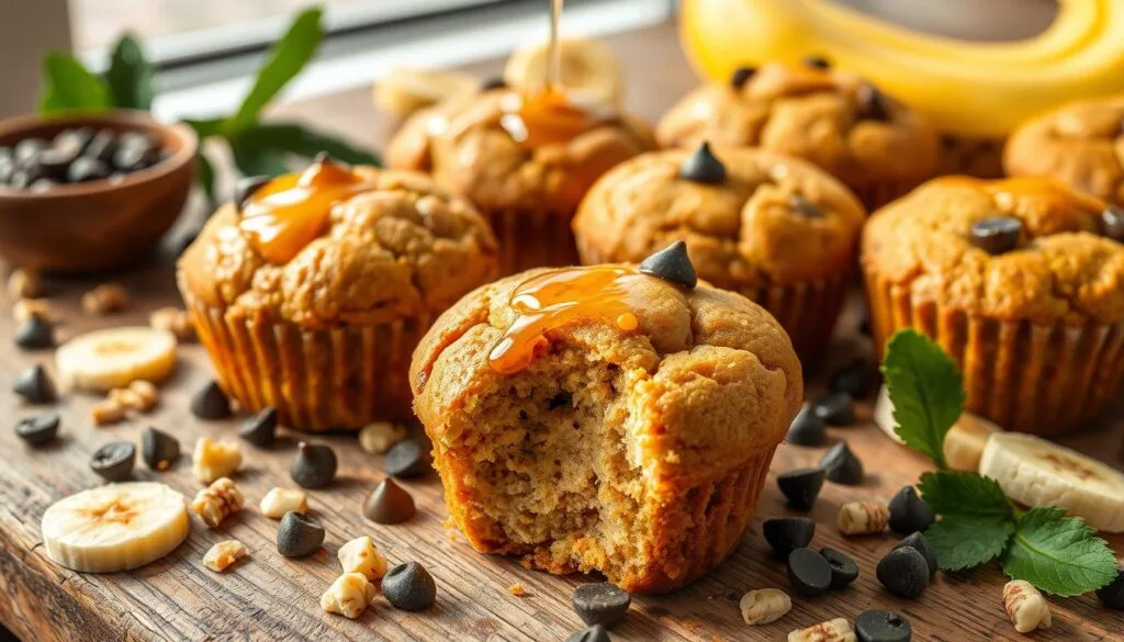 banana protein muffins