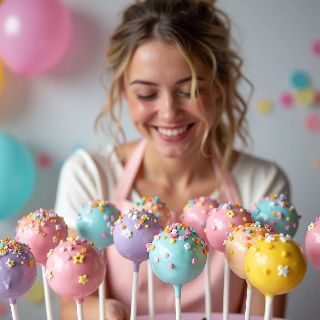 birthday cake pops