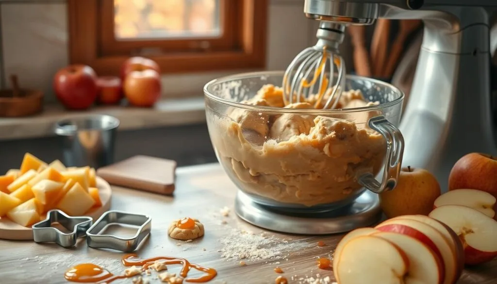 caramel apple cookies