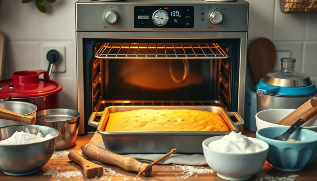 kefir sheet cake baking